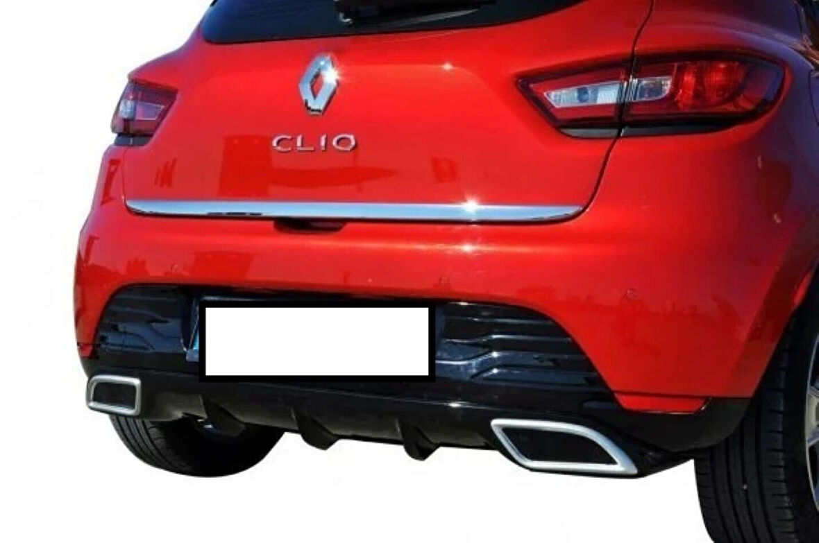 RENAULT CLİO 4 HB UYUMLU EGSOZ ÇIKIŞ KROMU 2 PARÇA 2012-2019 PASLANMAZ KROM