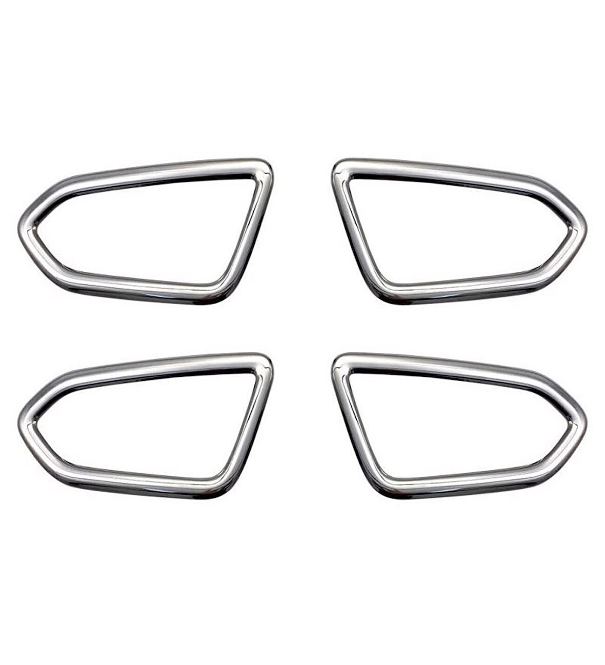 RENAULT CLİO 5 HB UYUMLU İÇ KAPI KOLU 4 PARÇA 2019 VE ÜZERİ PASLANMAZ KROM