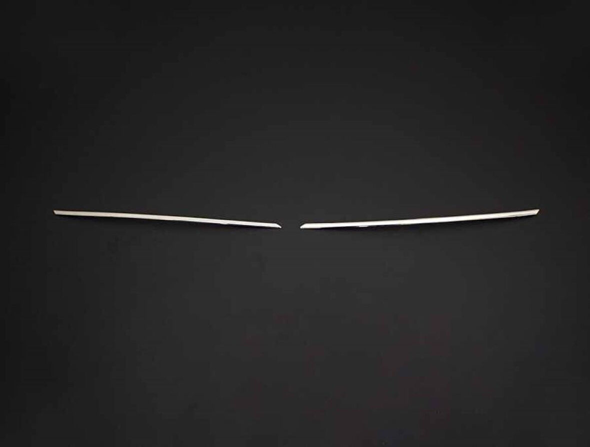 RENAULT CLİO 5 HB UYUMLU ÖN PANJUR ÇITASI 2 PARÇA 2019 VE ÜZERİ PASLANMAZ KROM