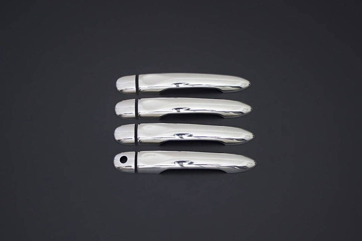 RENAULT FLUENCE UYUMLU KAPI KOLU SENSÖRSÜZ 4 PARÇA 2010 ÜZERİ PASLANMAZ KROM