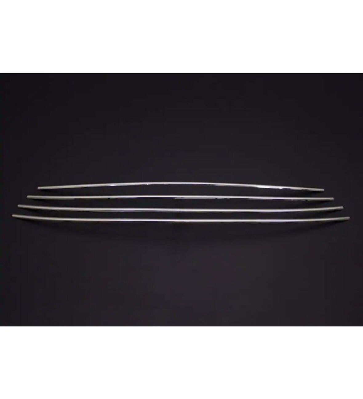 RENAULT FLUENCE UYUMLU ÖN TAMPON ÇITASI 4 PARÇA 2013 ÜZERİ PASLANMAZ KROM