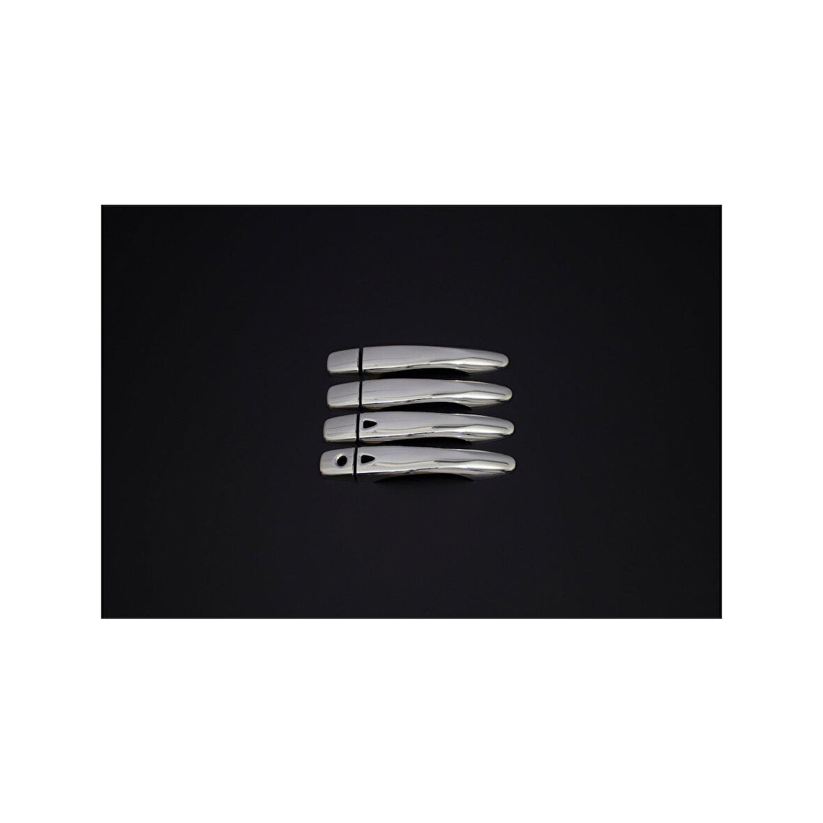 RENAULT KADJAR UYUMLU KAPI KOLU 4 PARÇA SENSÖRLÜ 2015 ÜZERİ PASLANMAZ KROM