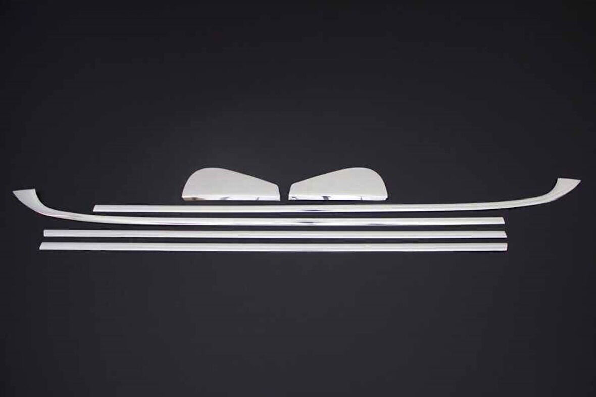 RENAULT MEGANE 3 UYUMLU CAM ÇITASI 6 PARÇA 2008-2016 PASLANMAZ KROM