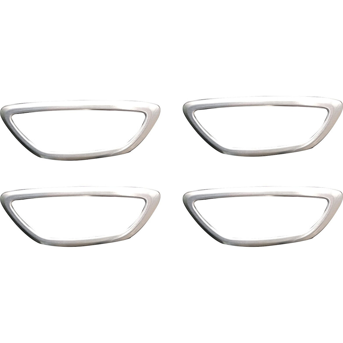 RENAULT MEGANE 4 SEDAN/HB UYUMLU İÇ KAPI ÇERÇEVESİ 4 PARÇA 2016-2020 PASLANMAZ KROM