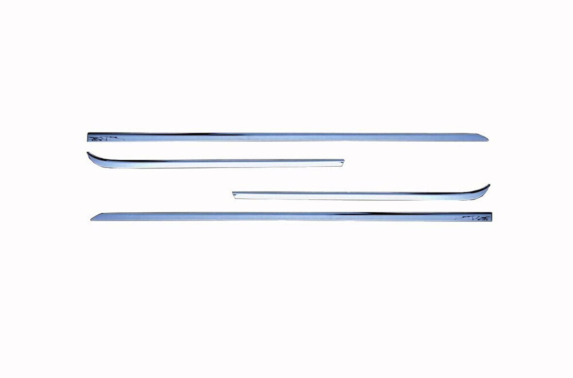 RENAULT MEGANE 4 HB UYUMLU YAN KAPI ÇITASI 4 PARÇA 2016-2020 PASLANMAZ KROM