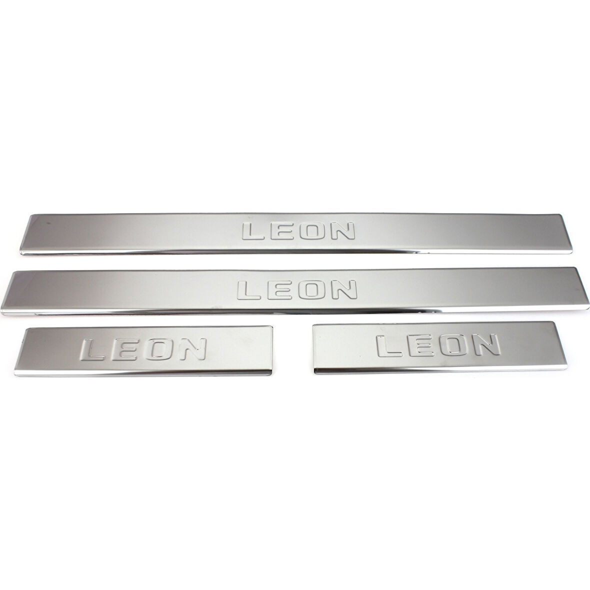 SEAT LEON UYUMLU KAPI EŞİĞİ 4 PARÇA 2012-2019 PASLANMAZ KROM