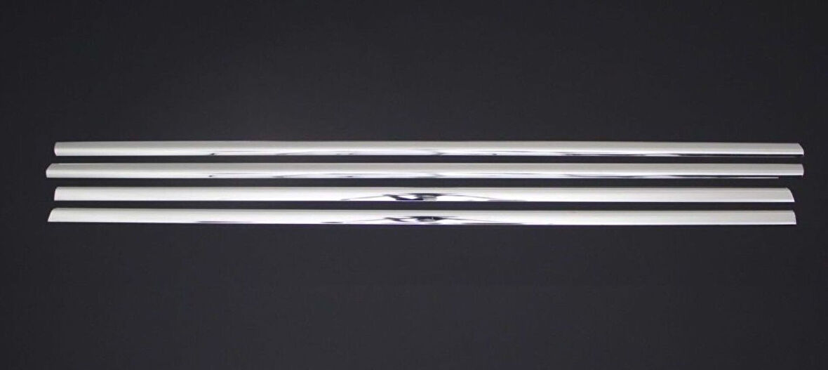 SKODA OCTAVİA A5 UYUMLU CAM ÇITASI 4 PARÇA 2004-2013 PASLANMAZ KROM