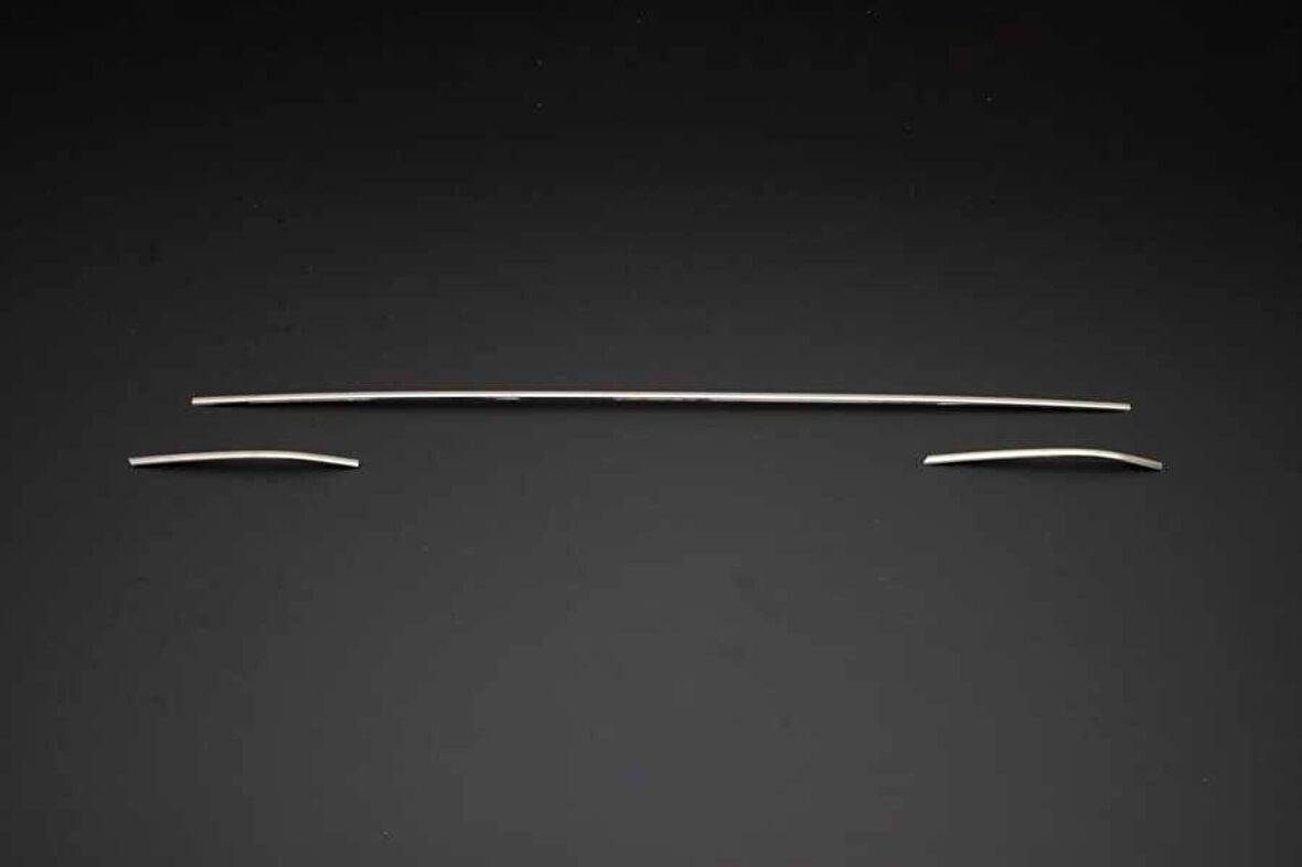 SKODA SUPERB-3 B7 UYUMLU ÖN TAMPON ÇITASI 3 PARÇA 2015-2019 PASLANMAZ KROM