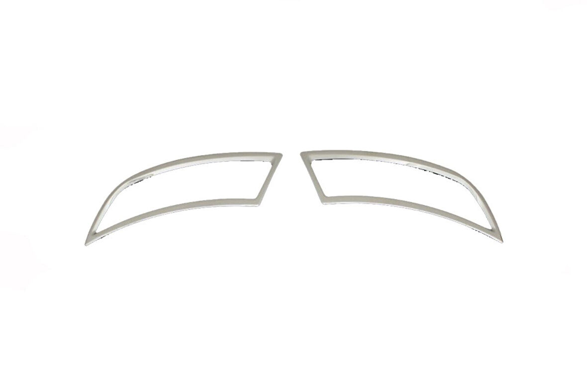 SKODA SUPERB-3 B7 UYUMLU EGSOZ ÇERÇEVESİ 2 PARÇA 2015-2019 PASLANMAZ KROM