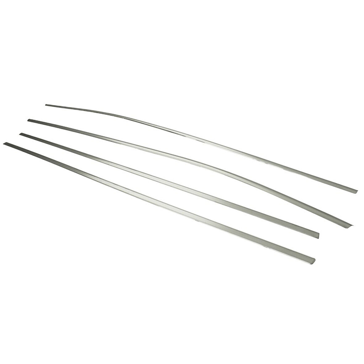 TOYOTA COROLLA SEDAN UYUMLU CAM ÇITASI 4 PARÇA 2013-2019 PASLANMAZ KROM