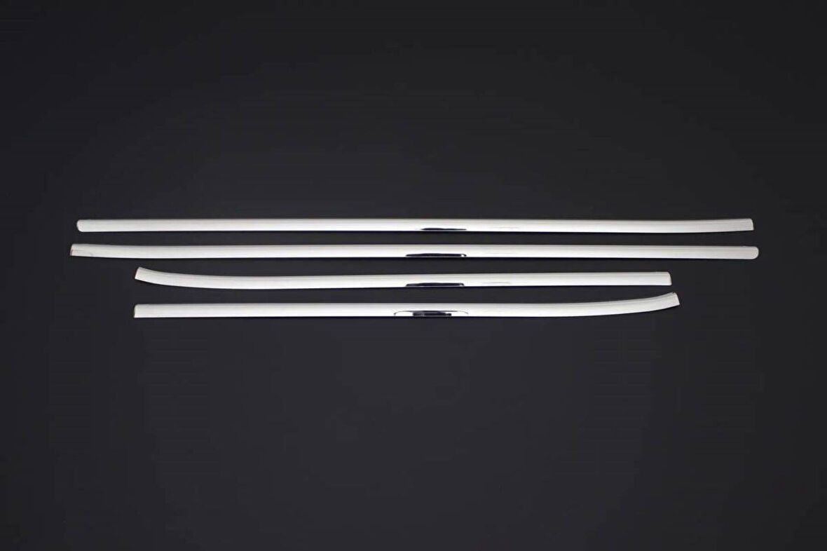 TOYOTA HİLUX UYUMLU CAM ÇITASI 4 PARÇA 2006-2014 PASLANMAZ KROM