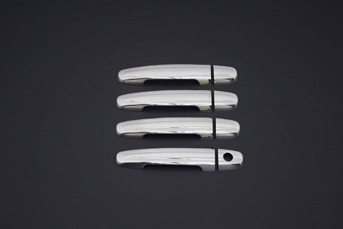 TOYOTA YARİS UYUMLU KAPI KOLU 4 PARÇA 2006-2012 PASLANMAZ KROM