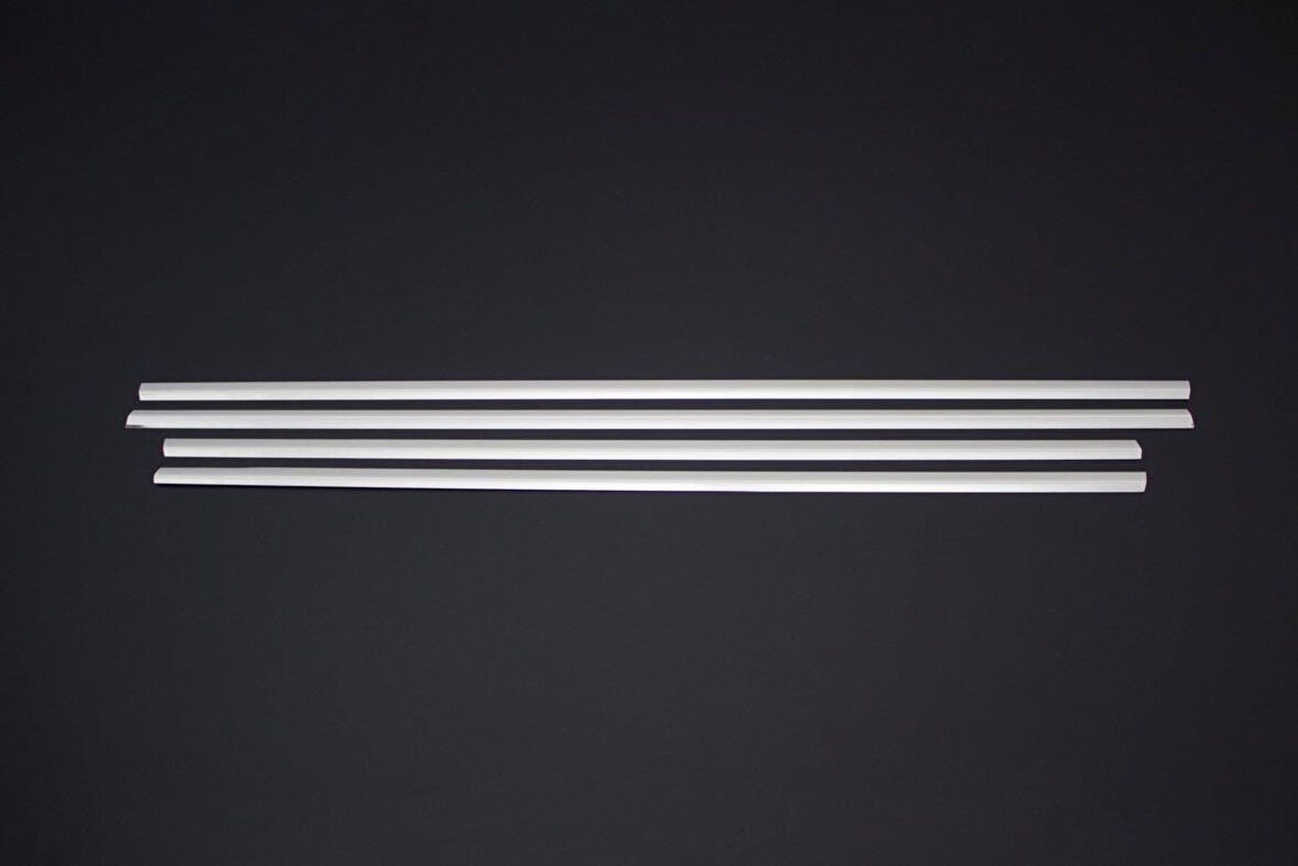 TOYOTA YARİS UYUMLU CAM ÇITASI 4 PARÇA 2012 ÜZERİ PASLANMAZ KROM