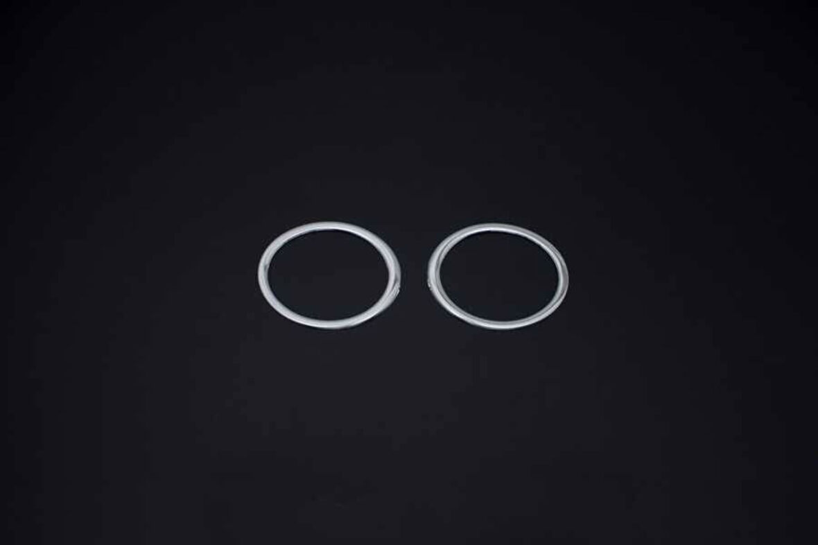 VW VOLKSWAGEN AMAROK UYUMLU SİS FARI ÇERÇEVE 2 PARÇA 2010-2012 PASLANMAZ KROM