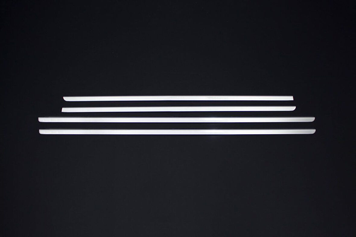 VW VOLKSWAGEN BORA UYUMLU CAM ÇITASI 4 PARÇA 1998-2004 PASLANMAZ KROM