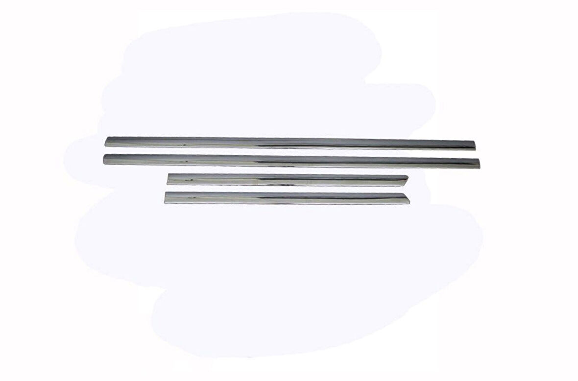 VW VOLKSWAGEN BORA UYUMLU YAN KAPI ÇITASI 4 PARÇA 1998-2004 PASLANMAZ KROM