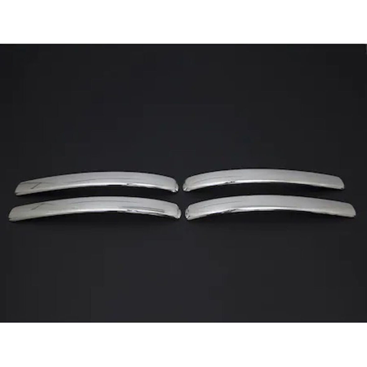 VW VOLKSWAGEN CADDY UYUMLU ÖN TAMPON KAŞI 4 PARÇA 2003-2010 PASLANMAZ KROM