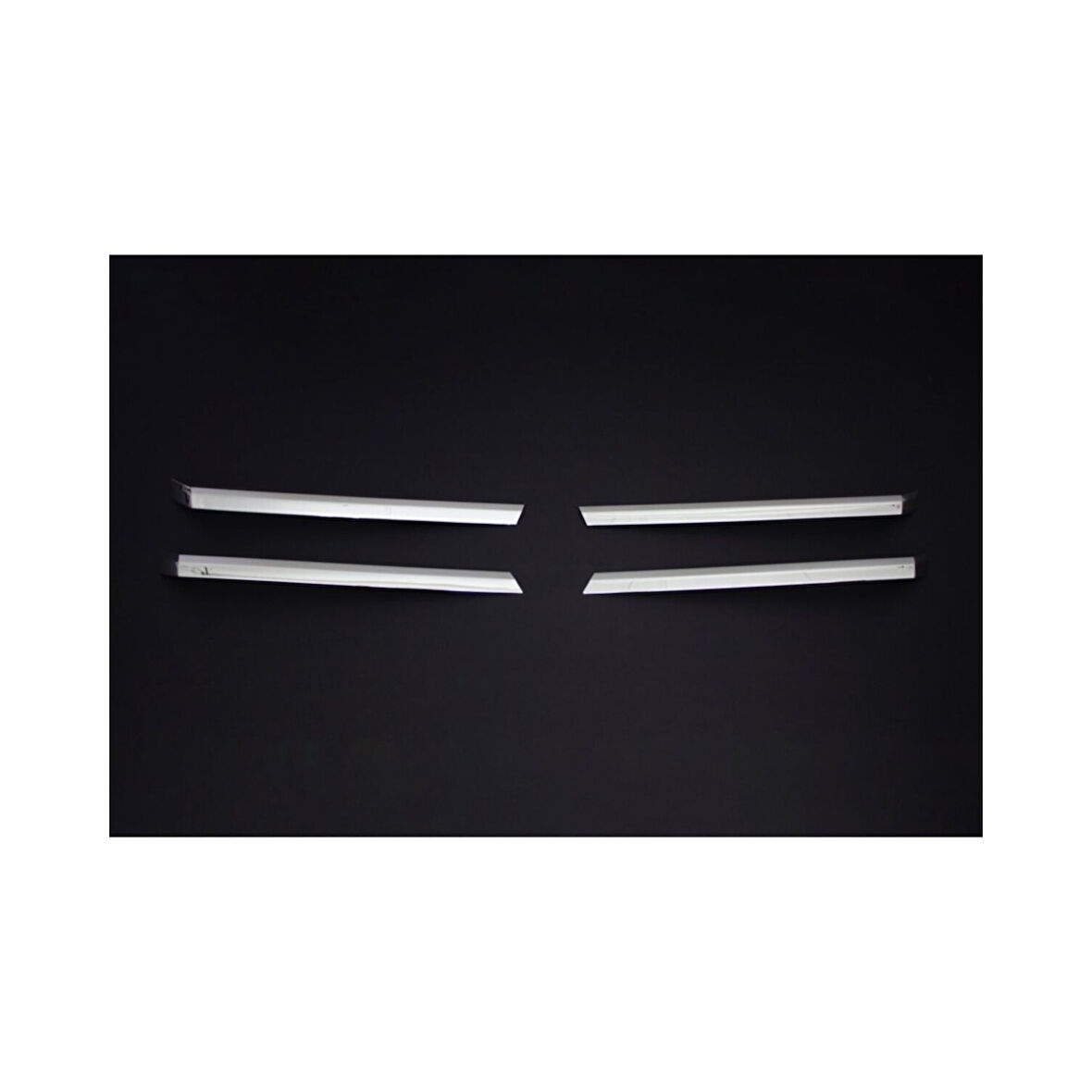 VW VOLKSWAGEN CRAFTER UYUMLU ÖN PANJUR 4 PARÇA  2017 ÜZERİ PASLANMAZ KROM