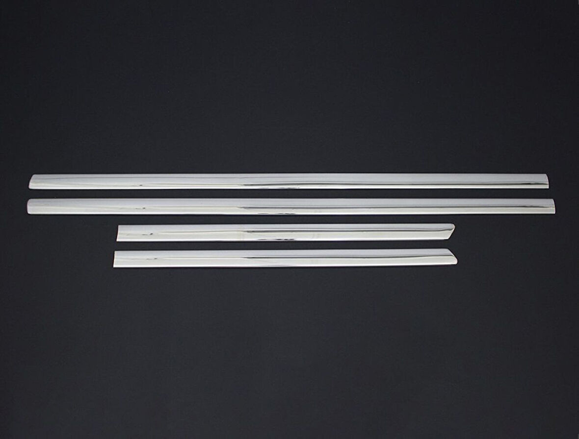 VW VOLKSWAGEN GOLF 4 HB UYUMLU YAN KAPI ÇITASI 4 PARÇA 1998-2004 PASLANMAZ KROM