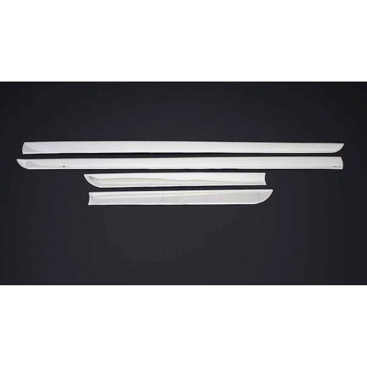 VW VOLKSWAGEN GOLF 5 HB UYUMLU YAN KAPI ÇITASI 4 PARÇA  2005-2009 PASLANMAZ KROM