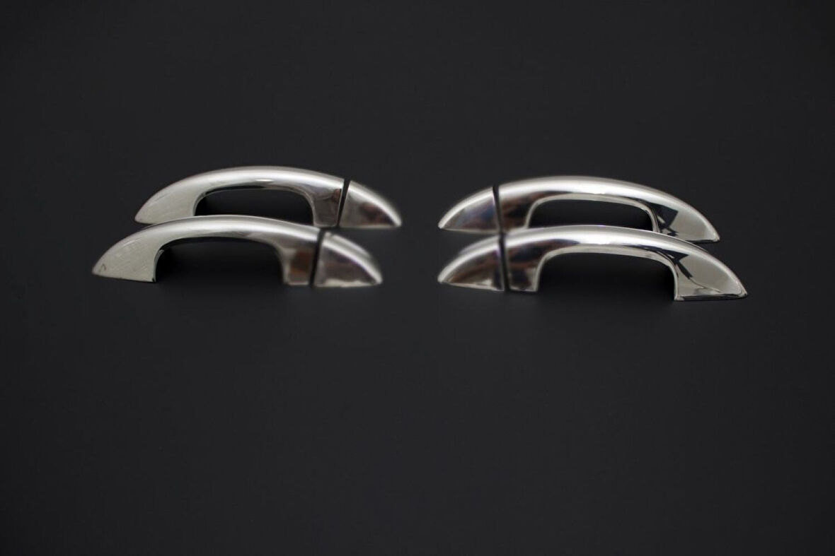 VW VOLKSWAGEN GOLF 6 HB/SW UYUMLU KAPI KOLU 4 PARÇA  2010-2013 PASLANMAZ KROM