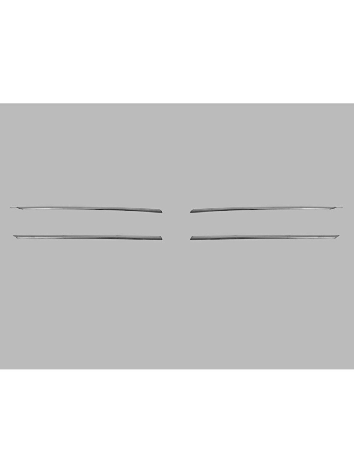 VW VOLKSWAGEN GOLF 7 HB UYUMLU SİS FAR ALT ÇITASI 4 PARÇA  2013 VE SONRASI PASLANMAZ KROM