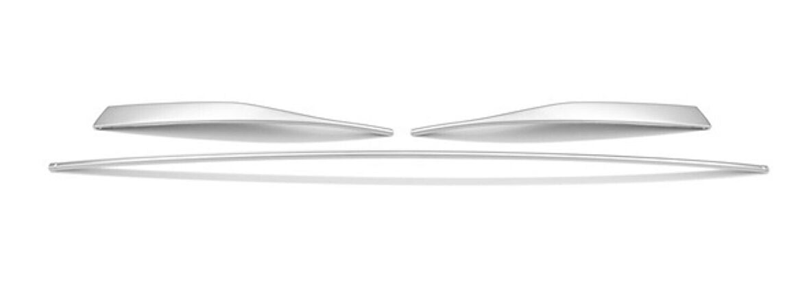 VW VOLKSWAGEN GOLF 8 HB UYUMLU ÖN TAMPON ALT ÇITASI 3 PARÇA 2020 VE SONRASI PASLANMAZ KROM