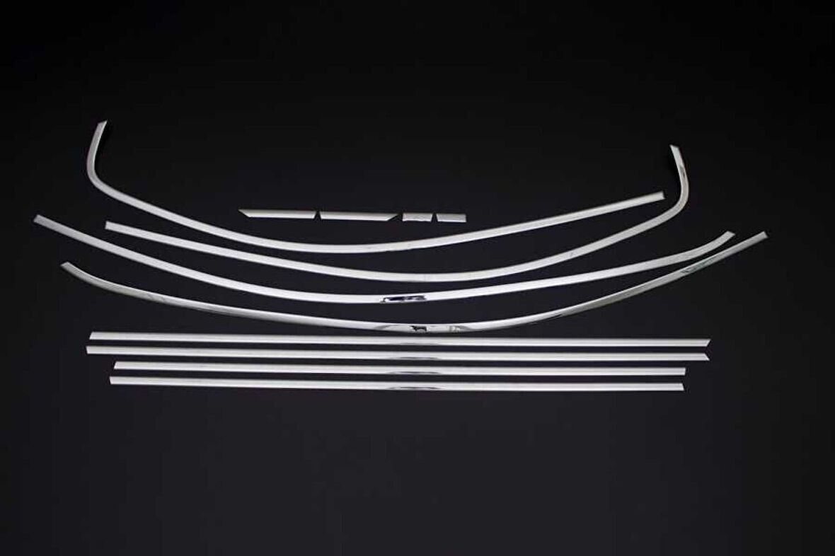 VW VOLKSWAGEN JETTA 6 SEDAN UYUMLU CAM ÇERÇEVESİ 12 PARÇA 2011 VE SONRASI PASLANMAZ KROM