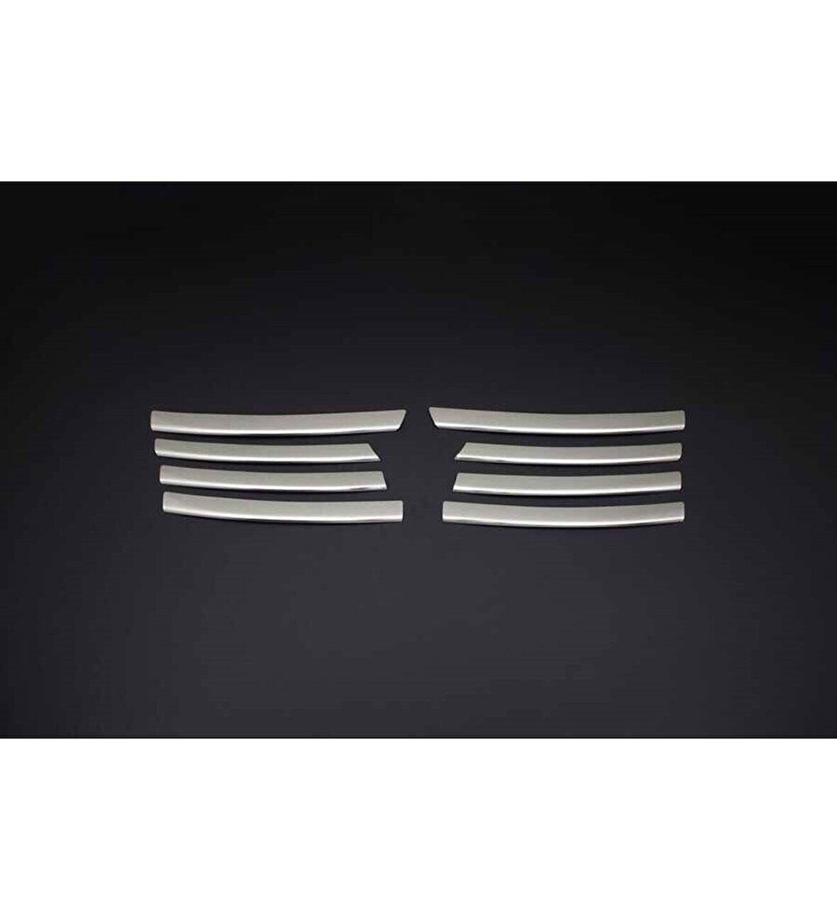 VW VOLKSWAGEN PASSAT 3B SEDAN UYUMLU ÖN PANJUR 8 PARÇA İNCE 1996-2001 PASLANMAZ KROM