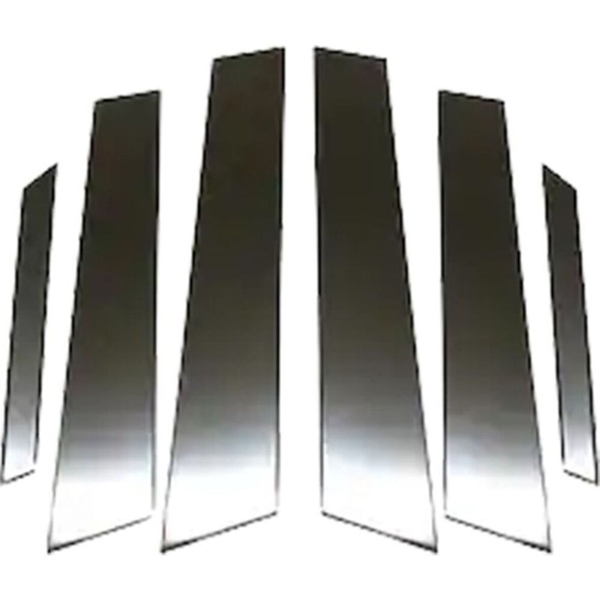 VW VOLKSWAGEN PASSAT B6 (3C) UYUMLU SEDAN DİREK NİKELAJI 6 PARÇA 2005-2012 PASLANMAZ KROM