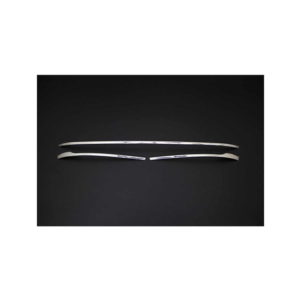 VW VOLKSWAGEN PASSAT B8 UYUMLU SEDAN ÖN TAMPON ÇITA 3 PARÇA 2015-2019 PASLANMAZ KROM