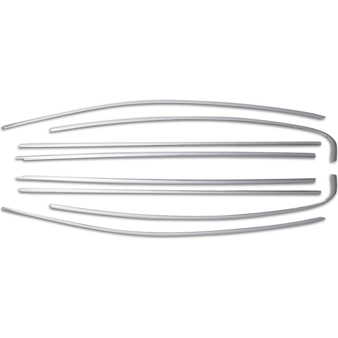 VW VOLKSWAGEN PASSAT B8 UYUMLU SEDAN CAM ÇERÇEVESİ 8 PARÇA 2015 VE SONRASI PASLANMAZ KROM