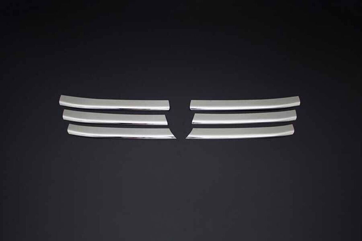 VW VOLKSWAGEN CARAVELLE T5 UYUMLU ÖN PANJUR 6 PARÇA 2003-2010 PASLANMAZ KROM