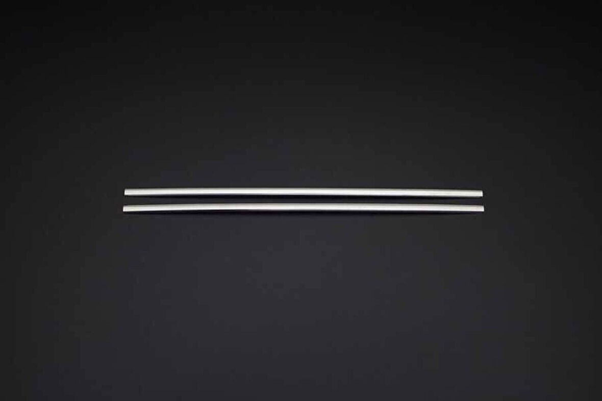 VW VOLKSWAGEN TRANSPORTER T5 UYUMLU ÖN TAMPON ÇITASI 2 PARÇA 2003-2010 PASLANMAZ KROM