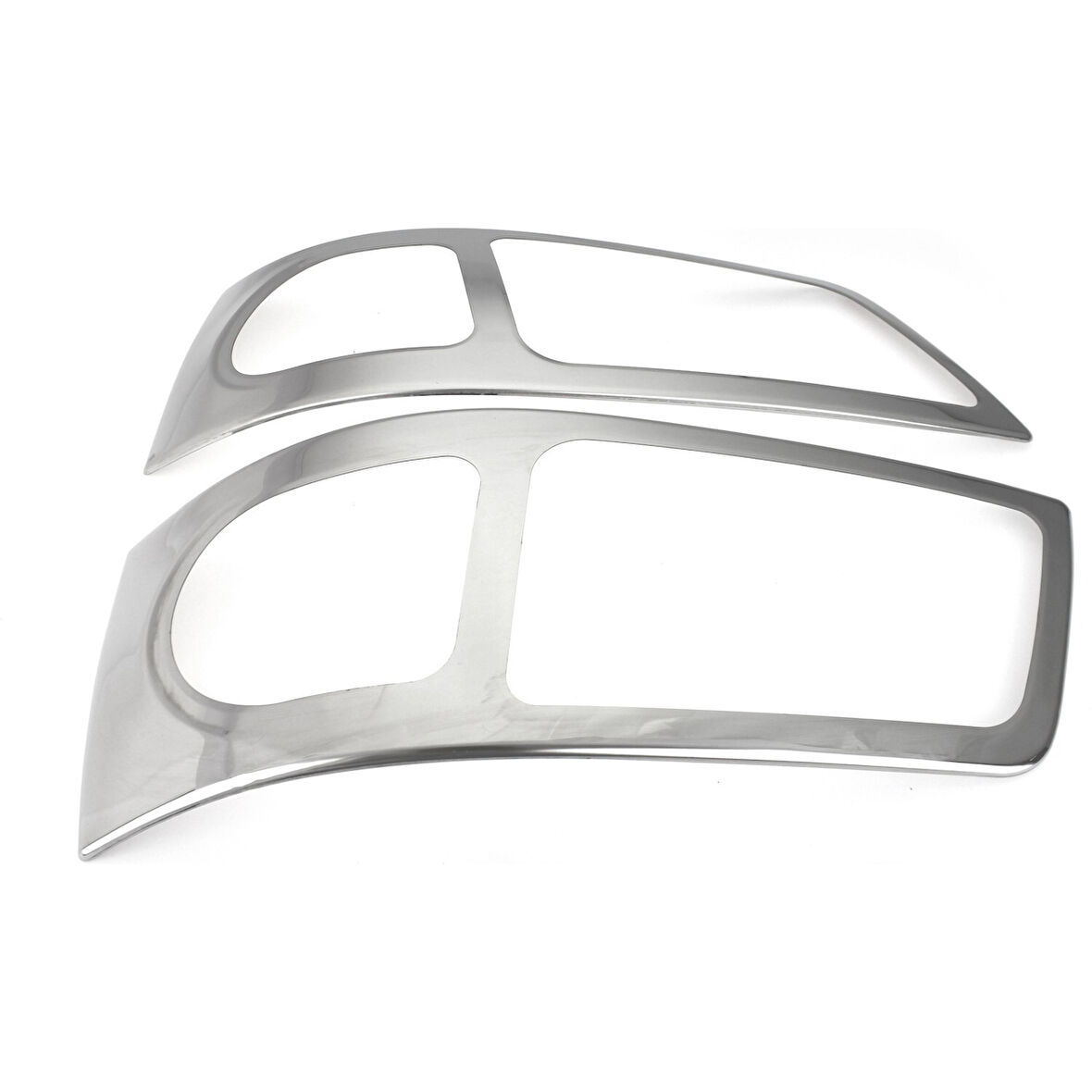 VW VOLKSWAGEN TRANSPORTER T5 UYUMLU FAR ÇERÇEVESİ 2 PARÇA 2003-2010 PASLANMAZ KROM