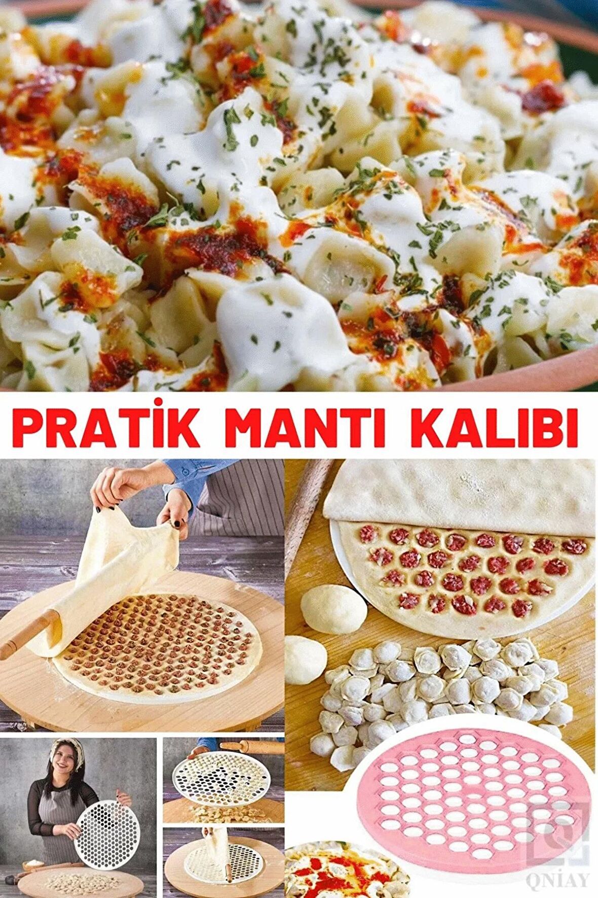 Mantı Kalıbı Mantı Hamur Kesme Aparatı Büyük Boy Seri Mantımatik Mantı Hazırlama Aleti