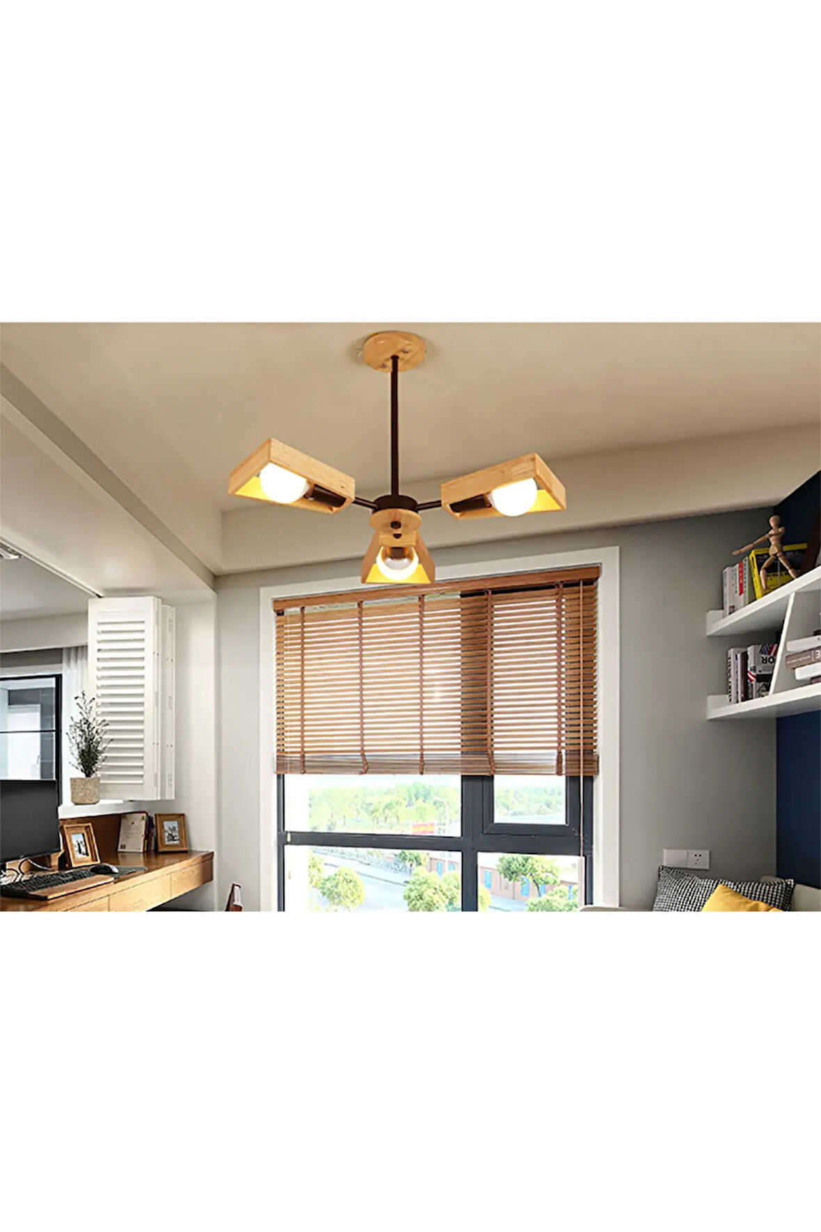 WoodMill Ahşap Avize