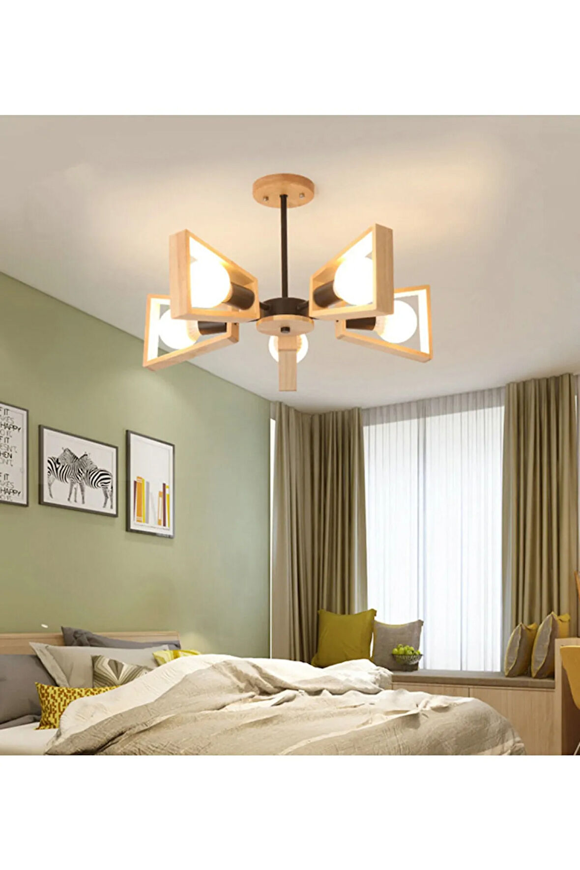 WoodMill Ahşap Avize