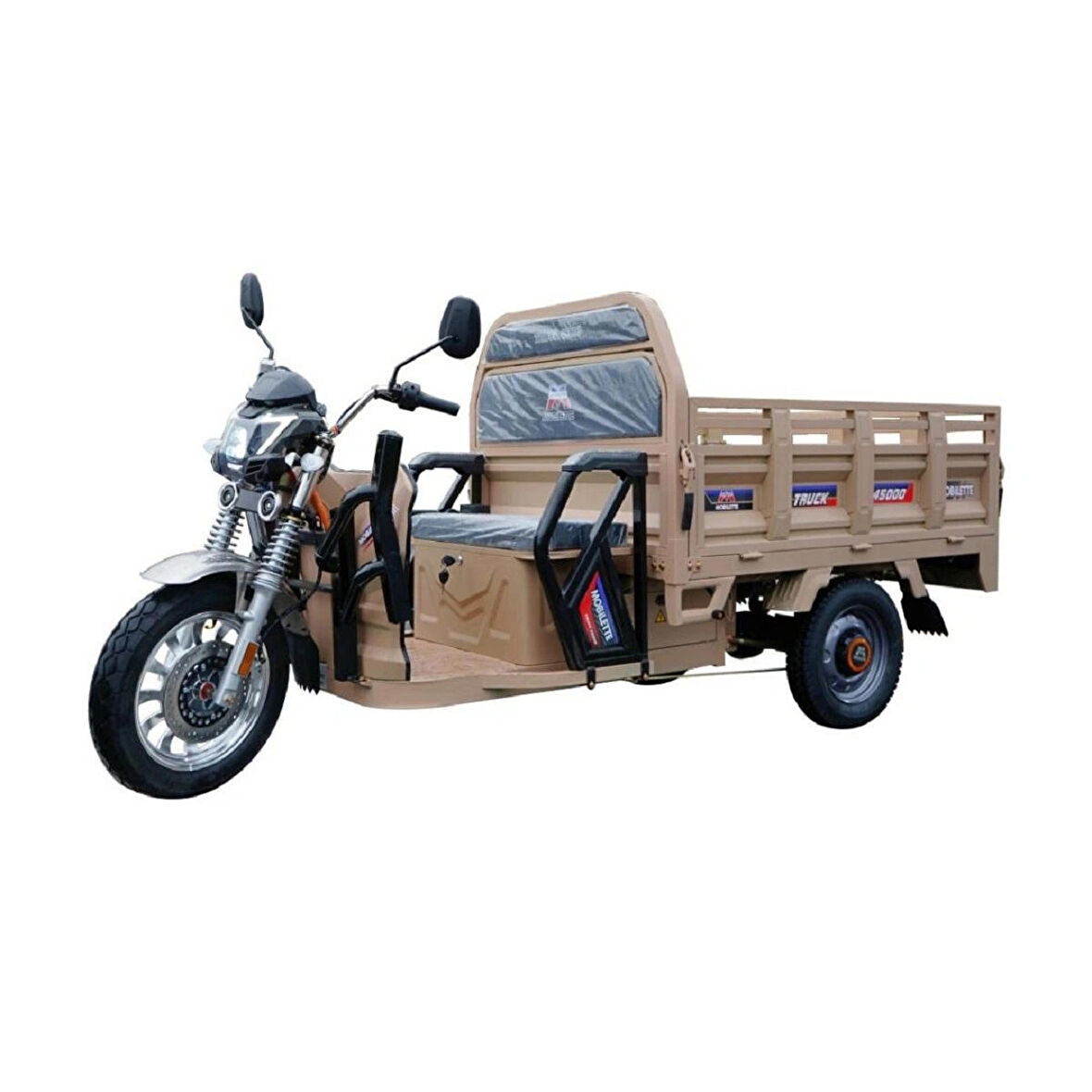 Mobilette Truck 45000 3 Teker Elektrikli TRICYCLE Moped - Çöl Beji