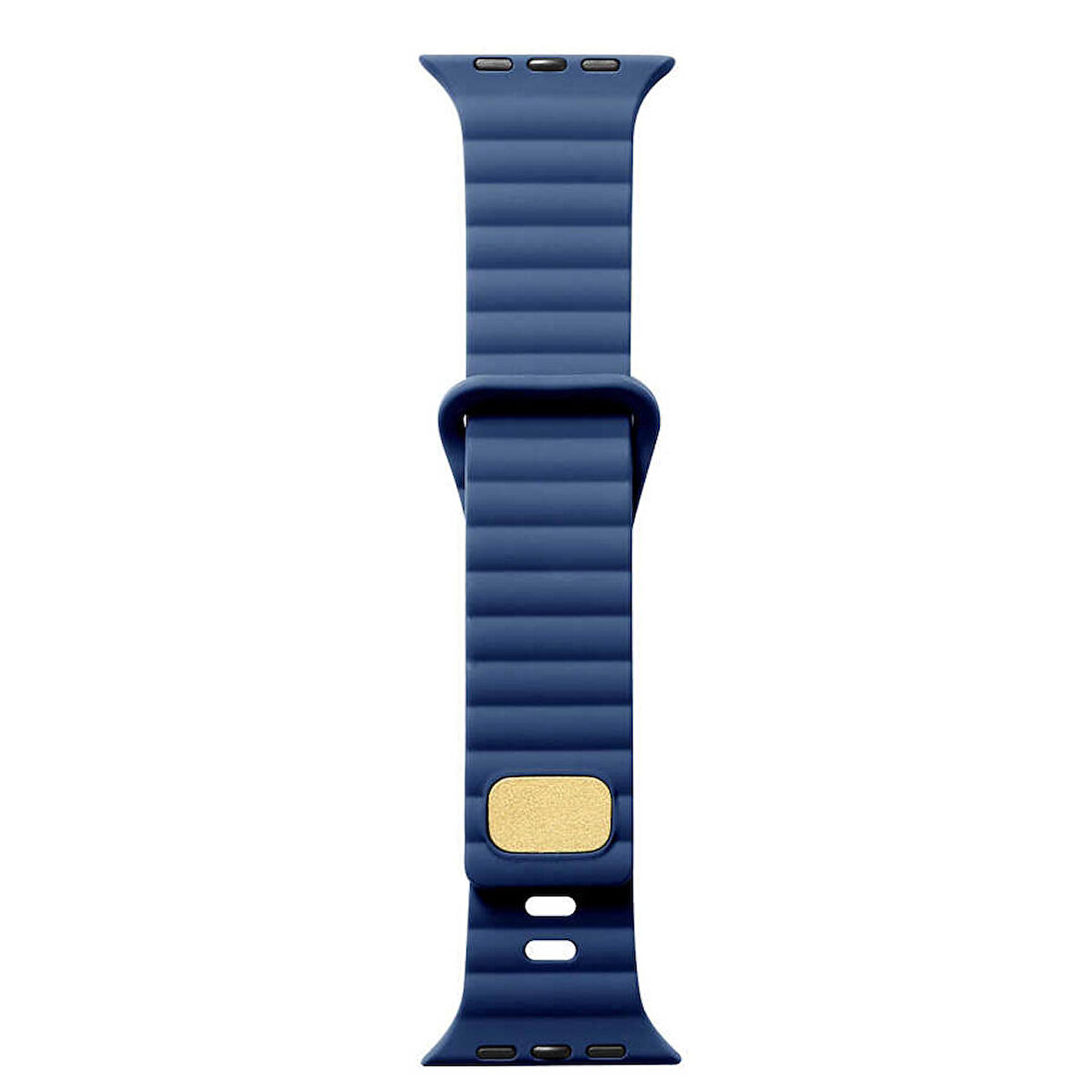 Gpack Apple Watch 6 40 mm Kordon Silikon Metal Tokalı Ayarlanabilir KRD73