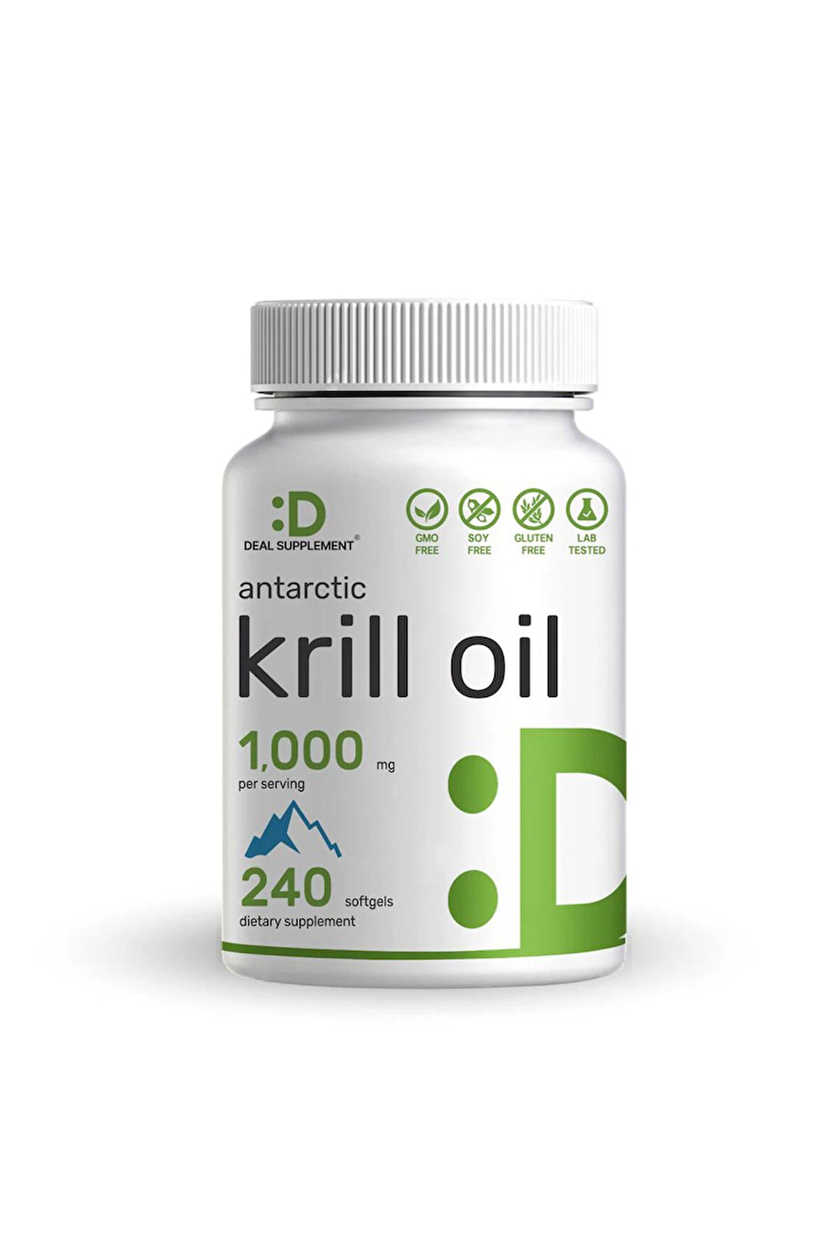 Antarctic Krill Oil, 1,000mg Per Serving, 240 Softgels