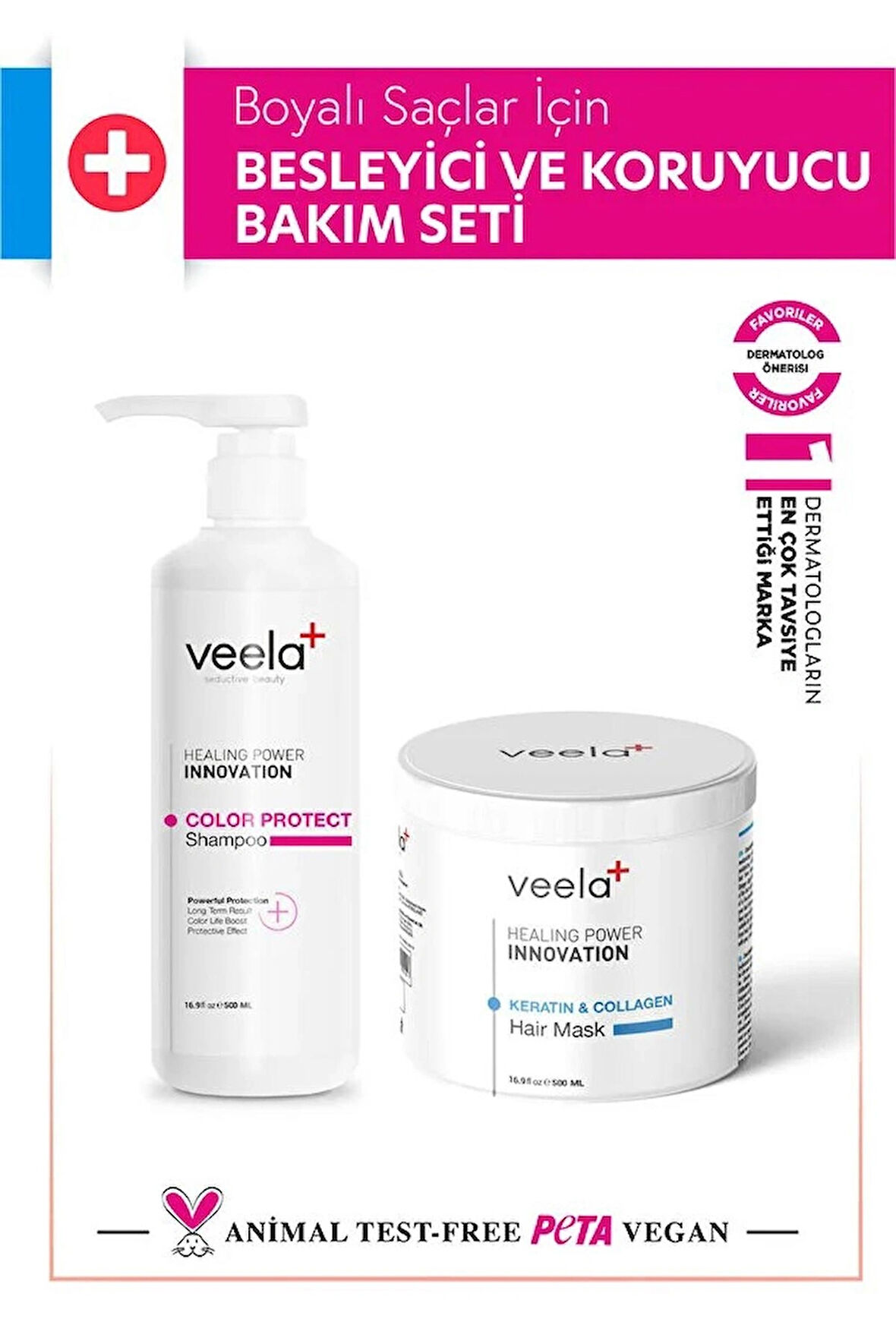 Boyalı Saçlar İçin Besleyici ve Koruyucu Bakım Seti