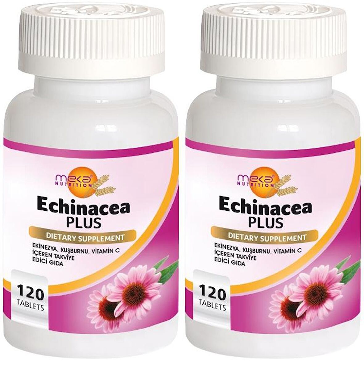 Ekinezya Plus 2x120 Tablet Echinacea Kuşburnu Vitamin C Vitamini