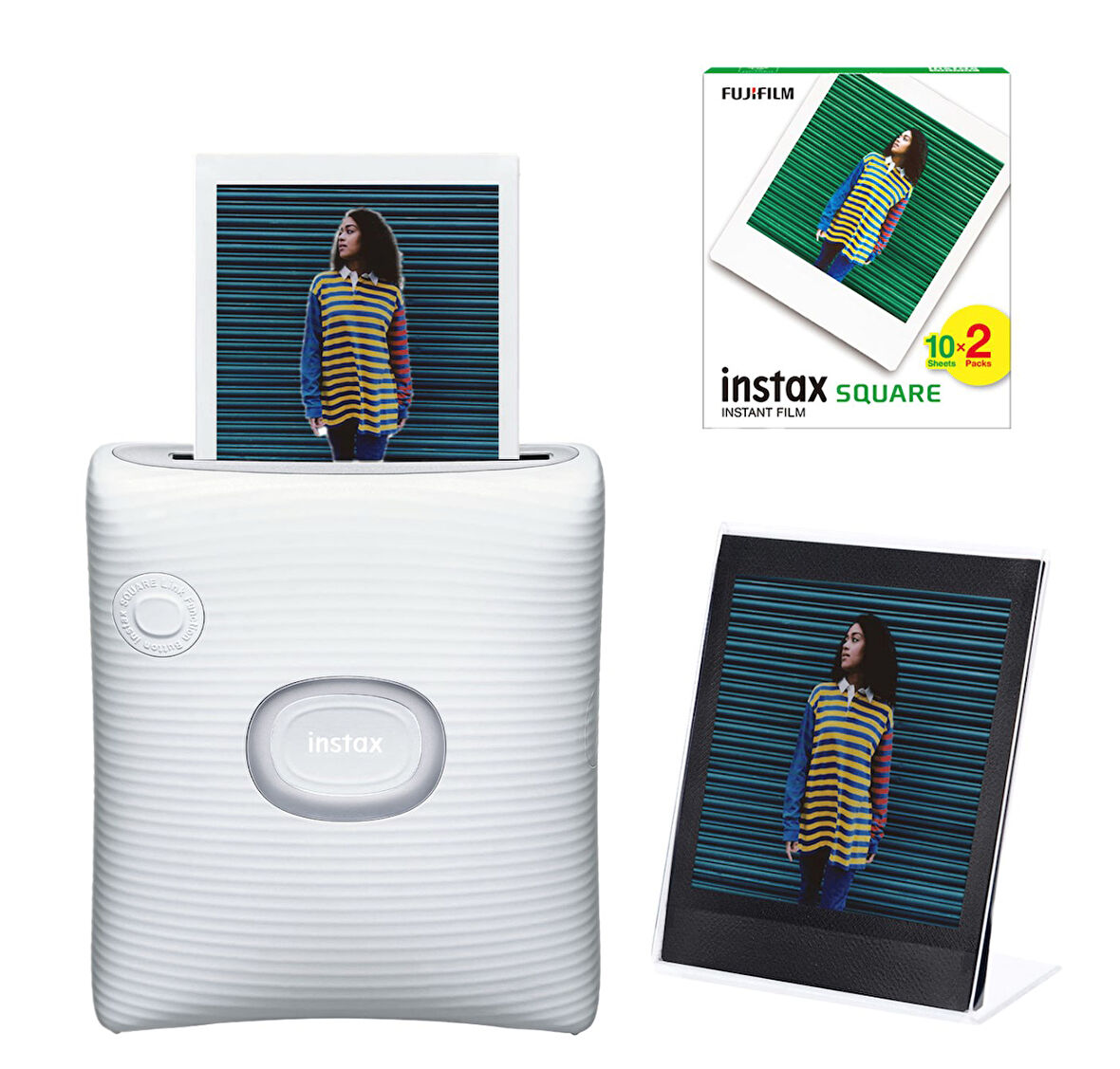 Fujifilm Instax SQ Link 20'li Square Film ve Çerçeve Seti