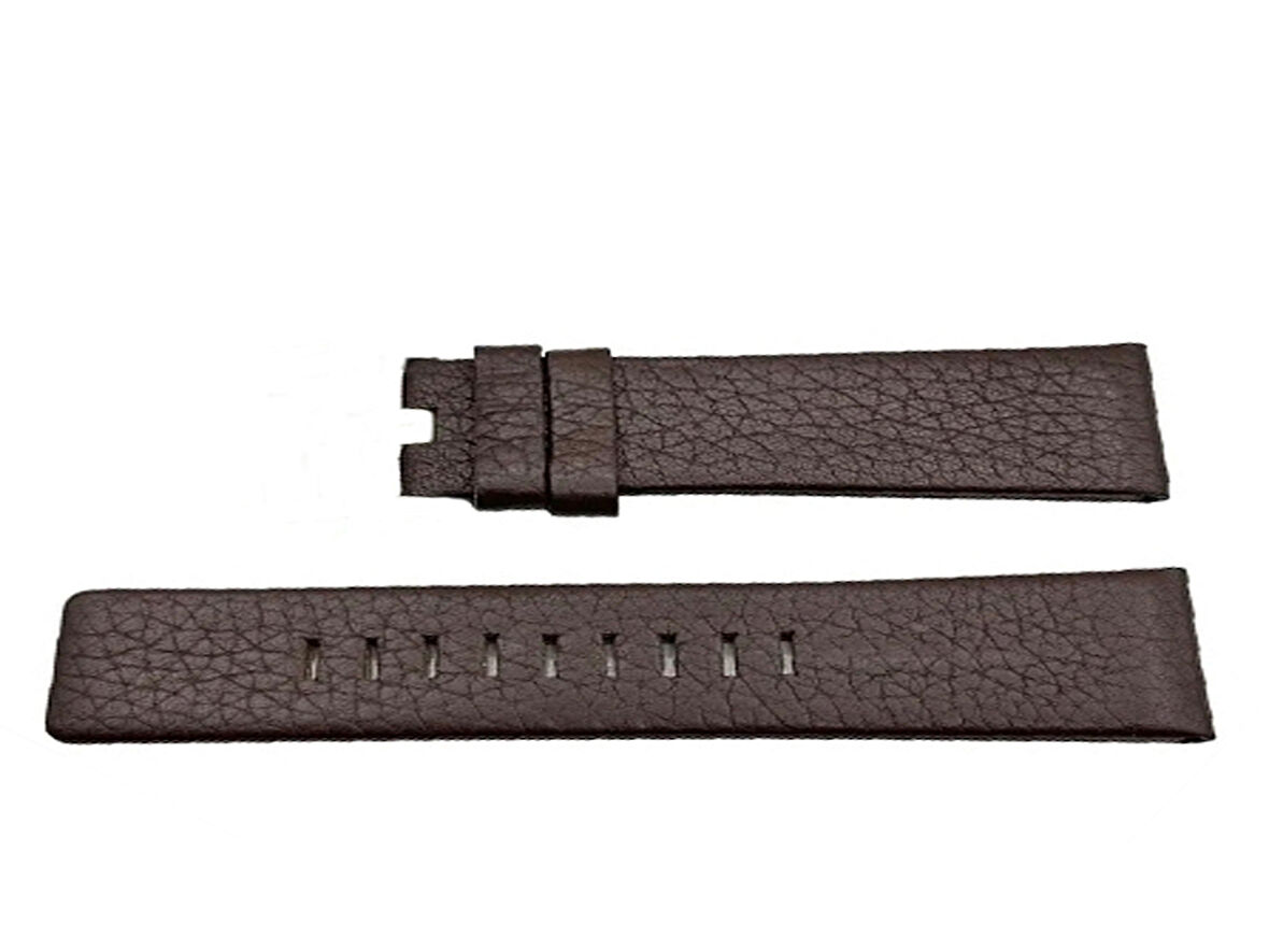 Dizel uyumlu  hakiki  Deri Saat Kordonu 20  mm kahverengi