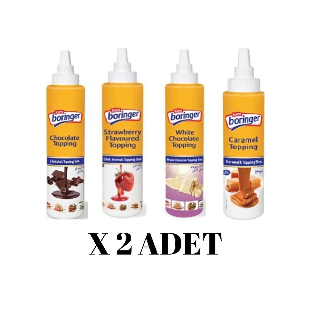 Kent Boringer Topping Set 4 Lü X 2'şer Adet