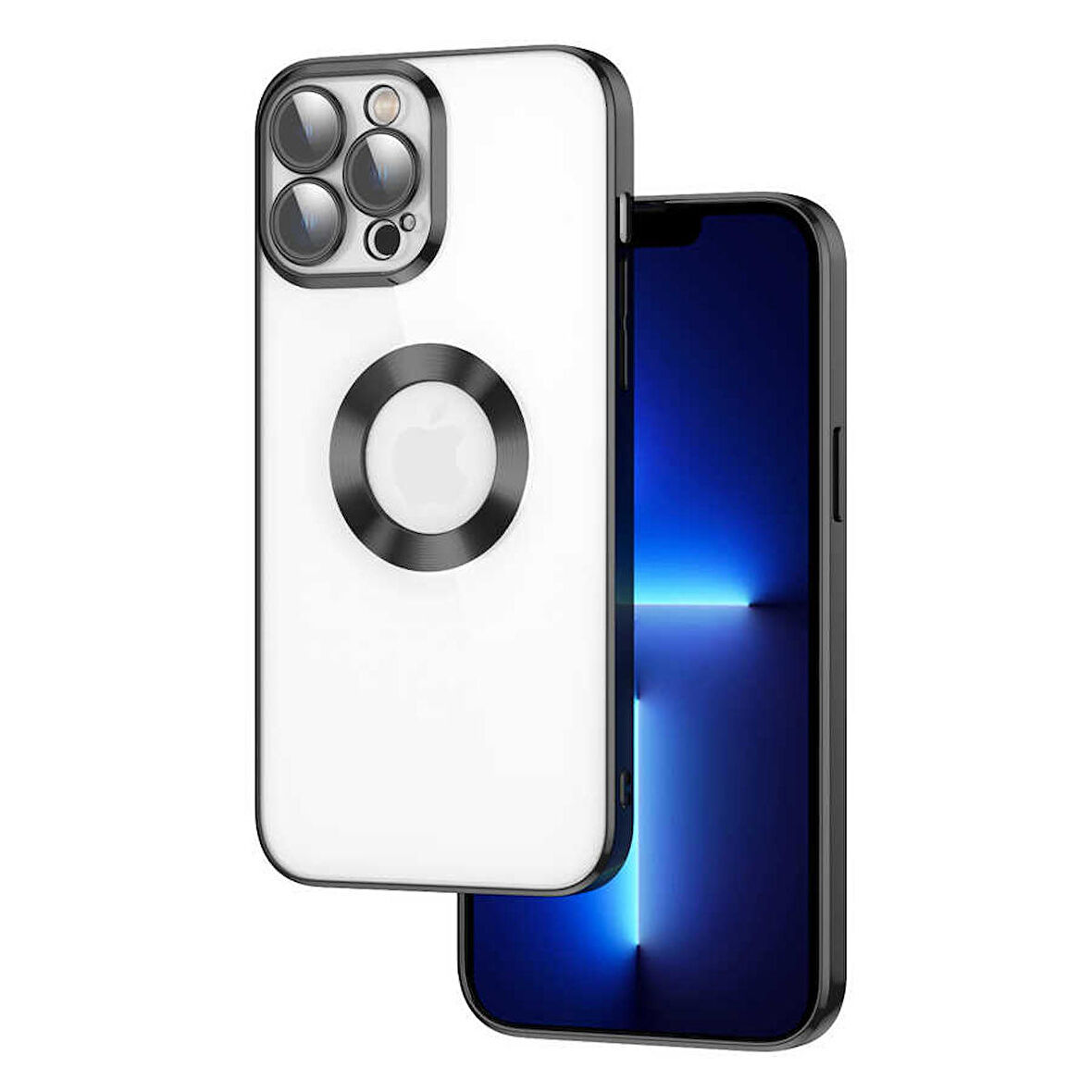 Smcase iPhone 13 Pro Kılıf Kamera Korumalı Omega Lazer Silikon