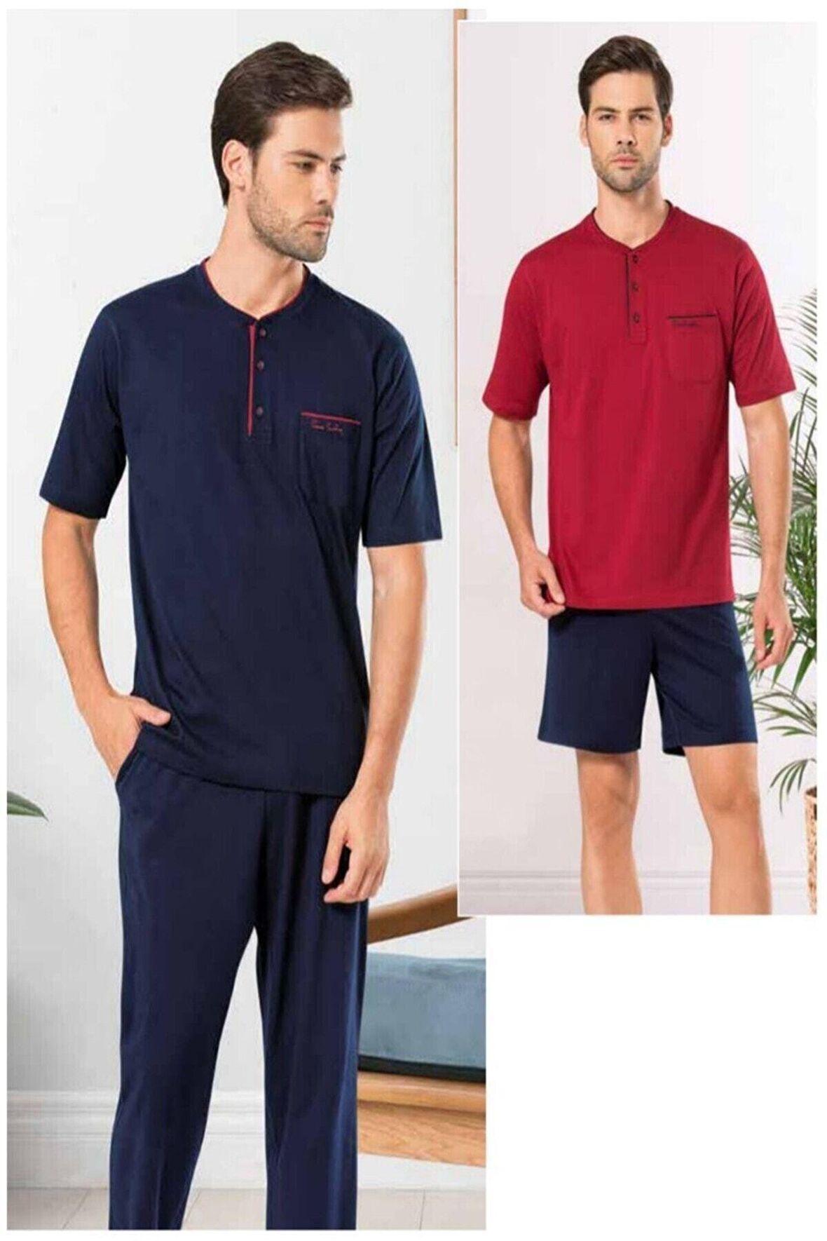 Pierre Cardin Erkek Üçlü Pijama 5370