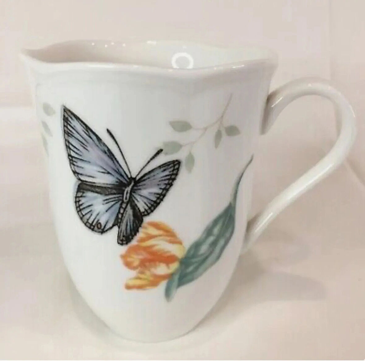 Lenox Kahve Kupası 12oz Kelebek Çayır Kupası 1 parça
