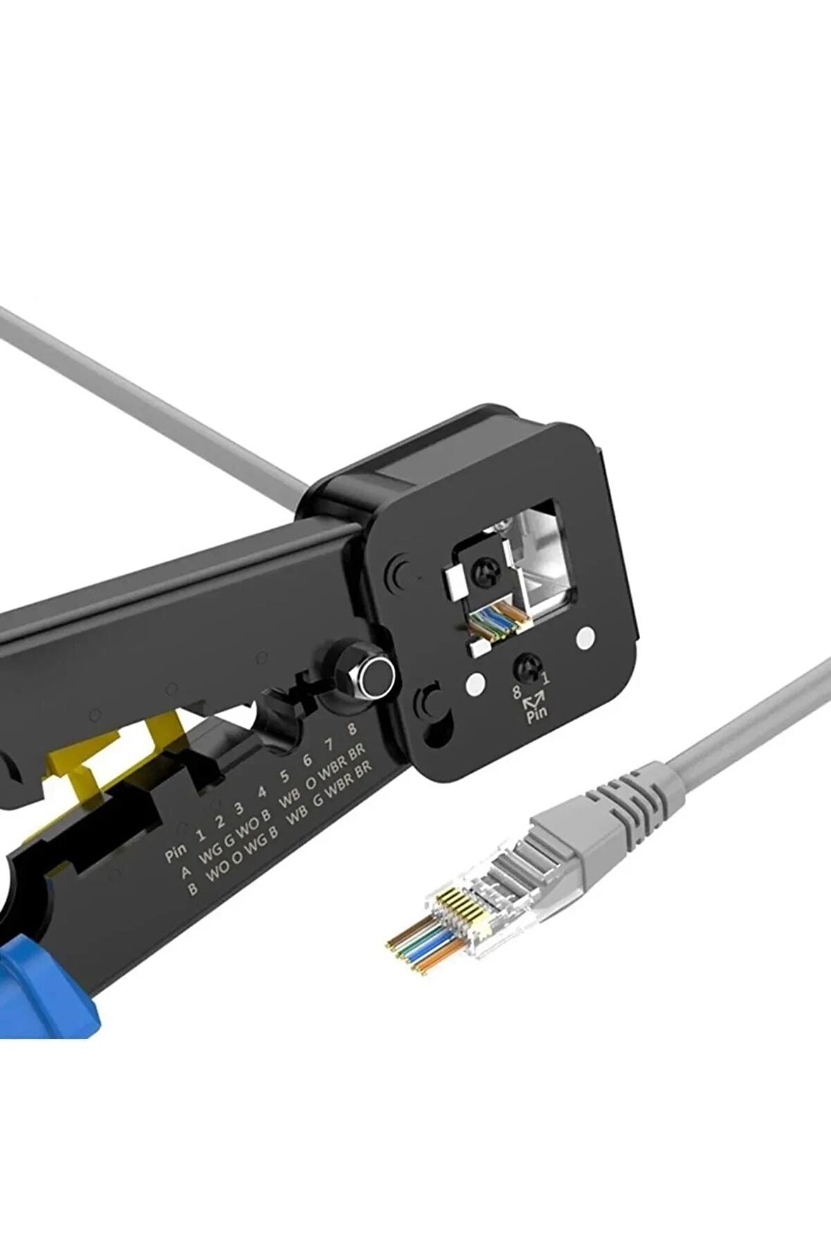 Ez Rj45 Rj11 Rj12 Cat5 Cat6 Yeni Nesil Konnektör Lüx Kolay Sıkma Pensesi